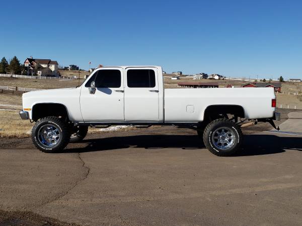 1990 Chevy K30 Crew Cab - $19000 (CO)