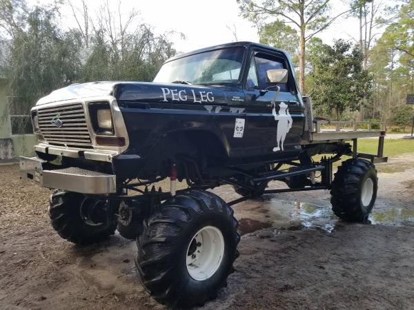  2.5 ton Mud Truck and gooseneck trailer package deal - $8500 (FL)
