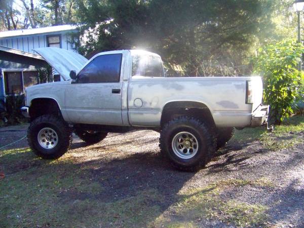 FOR SALE 1992 chevy 4x4 mud truck - $7500 (FL)